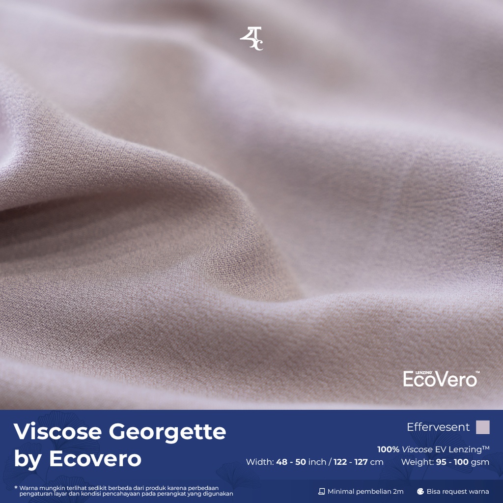 Viscose Georgette by Ecovero